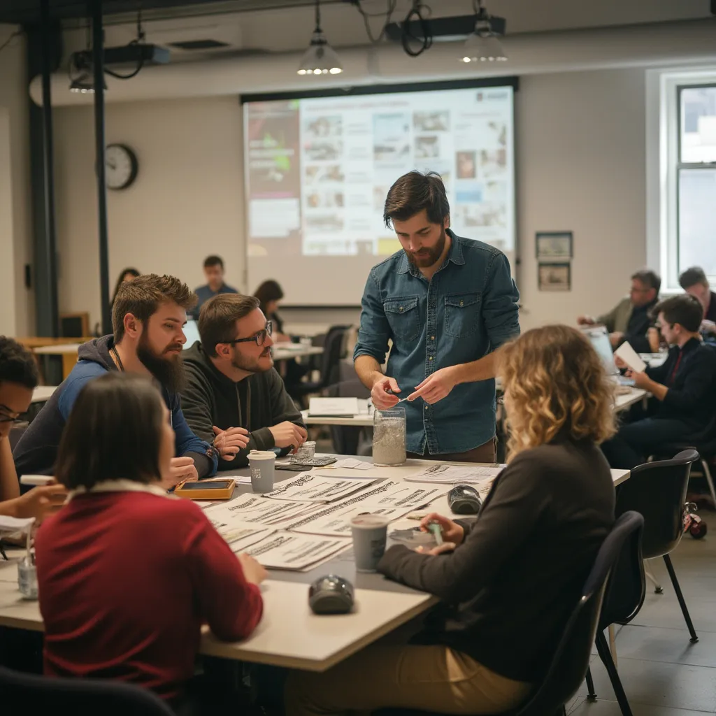 Workshop in Aktion